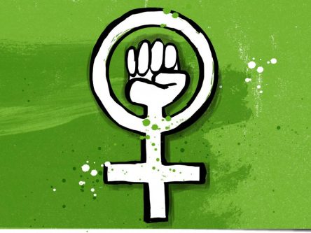 Demokratie braucht Feminismus! Antifeminismus online entgegentreten Titlebild