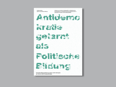 Antidemokratie getarnt als politische Bildung Titlebild